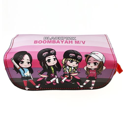 Trousse - BLACK PINK -2 compartiments- Multicolore (20x10x7.5cm) #3
