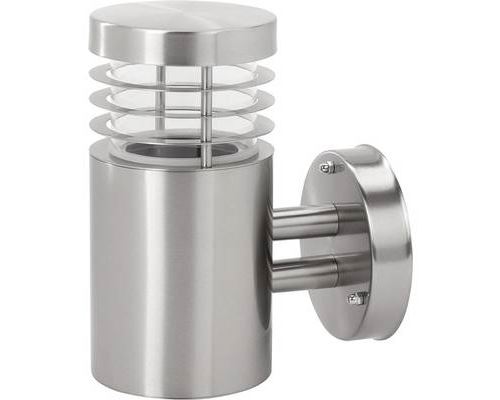IVT 330016 Applique extérieure Ampoule à économie dénergie E27 40 W acier inoxydable