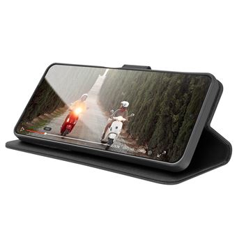 Étui Portefeuille En Cuir Pour Sony Xperia 1 - Noir, Avec Support Et Pochette Cartes