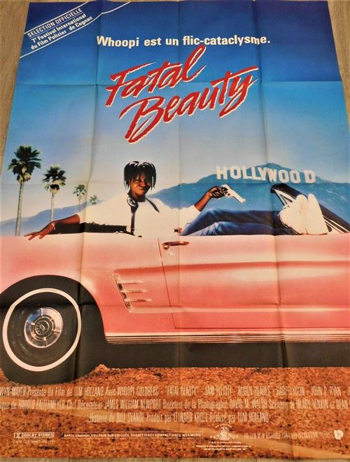 Affiche de Cinéma Originale - Fatal Beauty - 1987 Tom Holland Whoopi Goldberg - 120x160cm