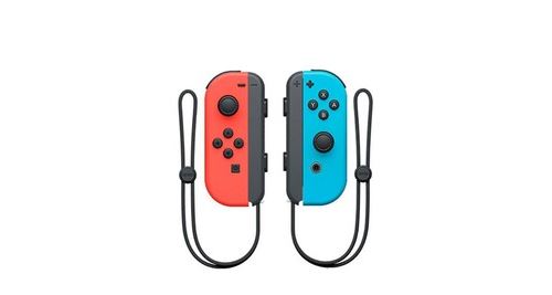 CHRONUS  manette joy pad pour switch, manette de jeu sans fil avec dragonne compatible avec nintendo switch(rouge bleu)