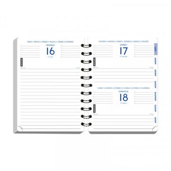 Agenda scolaire 2021/2022 Forum Black & Color Exacompta 12 x 17 cm rose