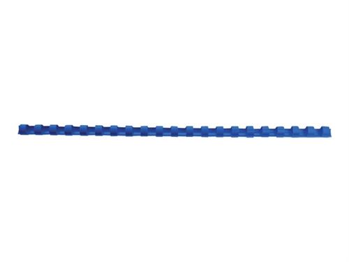 GBC CombBind - 10 mm - 21 anneaux - A4 (210 x 297 mm) - 65 feuilles - bleu - 100 unités peigne de reliure en plastique - pour P/N: 2101435, 4400399, IB271106, IB271717