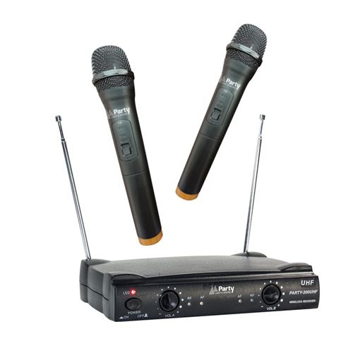 ENCEINTE BLUETOOTH KARAOKÉ avec 2 Microphones sans Fil UHF Compatible TF,  USB, A EUR 159,90 - PicClick FR