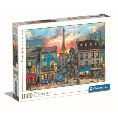Clementoni - 1000P Rues De Paris  - 70 X 50 Cm
