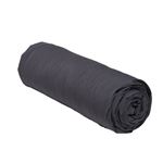 Drap housse Prestige - 140 x 200+30 cm - 2 personnes - 100% Percale de coton uni - Fusain