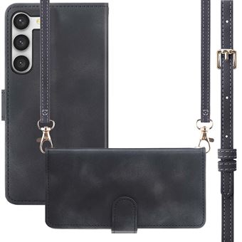 Coque pour Samsung Galaxy S23 Similicuir Noir imoshion - 1