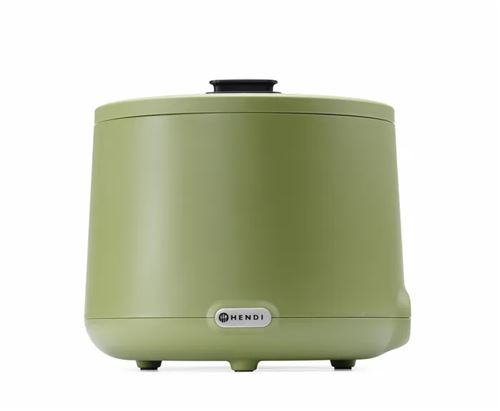 HENDI Bouilloire thermos &eacute;lectrique pour soupe 3585 C 8 l 500 W vert