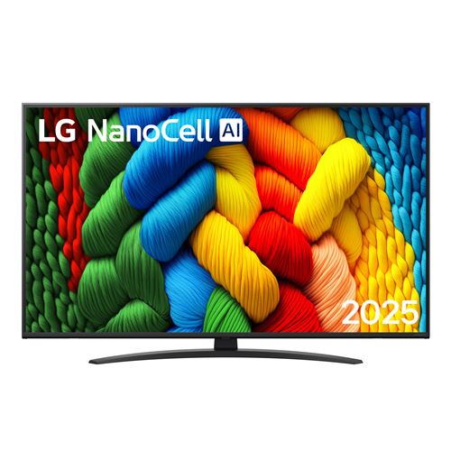 TV LG NanoCell AI 50NANO81A6A Noir 50 pouces 4K Ultra HD Smart TV Wifi