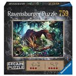 Puzzle Escape Dans La Grotte Du Dragon - Ravensburger - 759 Pieces - Pour Adultes Et Enfants Des 12 Ans