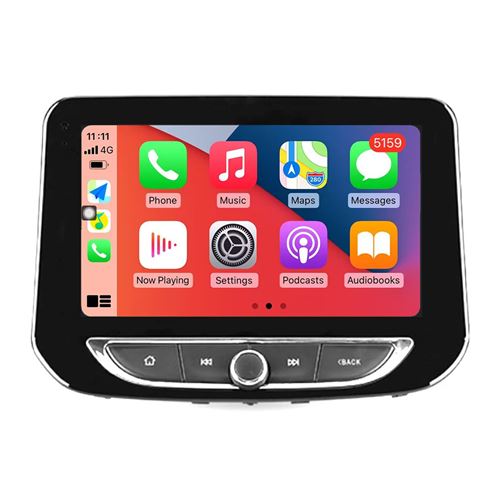 Autoradio CarPlay RoverOne Android 2Go RAM 32Go ROM GPS Bluetooth pour Chevrolet Orlando 2 2018 - 2023