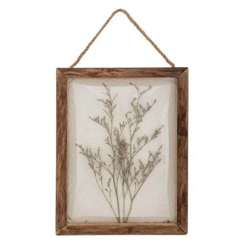 ATMOSPHERA - Déco Murale Fleurs Jonas - 34cm - Marron - Image 3