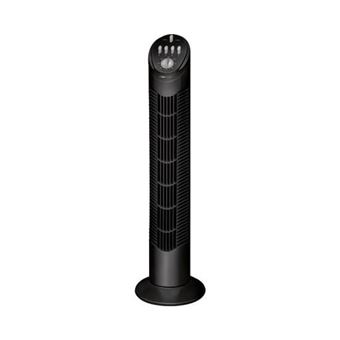 Ventilateur Colonne 35dB Silencieux 86 cm 50 W avec Télécommande,  Ventilateur Tour Silencieux, 3 Modes et Vitesses, Oscillant à 70°, pour la  Maison et Le Bureau, écran LED, Minuterie de 15 heures 