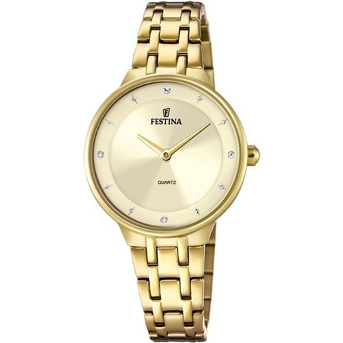 Montre Festina F20601/2 D&eacute;gager, Bracelet Acier Inoxydable, Femme