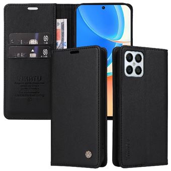 Housse Portefeuille Flip En Cuir Pour Honor X8 - Couleur Noir - Marque SDTEK - Neuf Sous Emballage