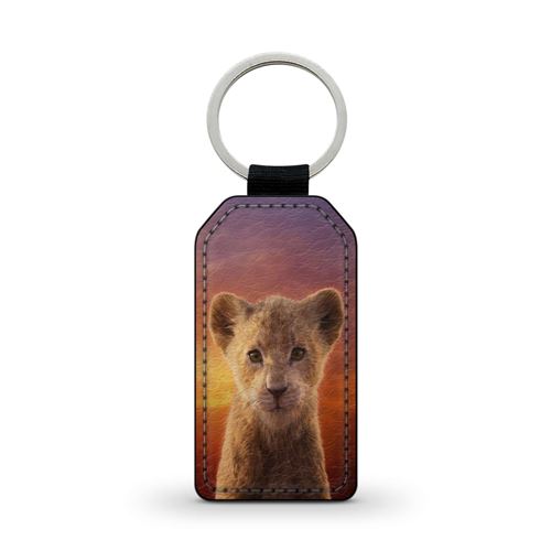 Porte-clé Simili Cuir Lion Personnalisable Avec Prénom - Réf 12 - Neuf Avec étiquettes