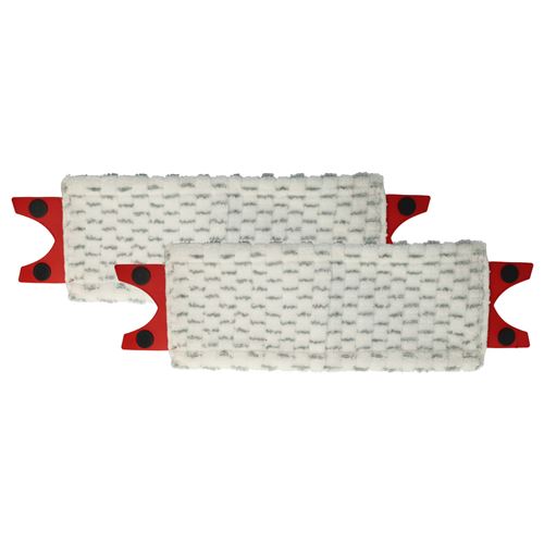 vhbw 2x lingettes compatible avec Vileda Ultramax 2in1, Ultramat 2in1 laveur de sol