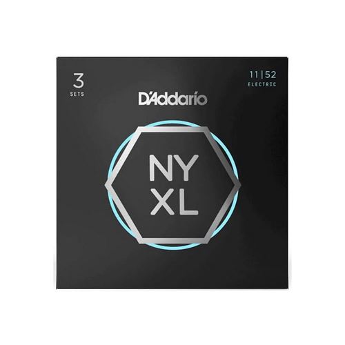 D'addario NYXL1152-3P - Pack de 3 jeux de cordes guitare électrique - 11-52