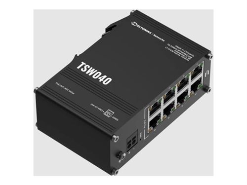 Teltonika TSW040000000 TELTONIKA TSW040 8 Port PoE+ Switch Switch réseau