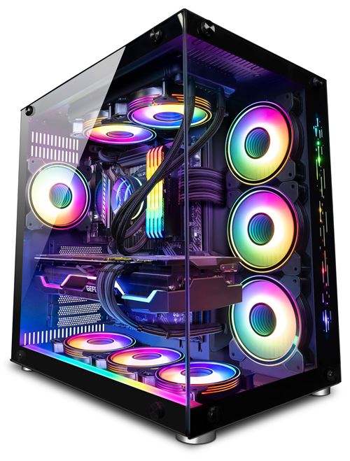 Vibox IV-45 SG PC Gamer - 8 Core Intel i7 11700F Processeur 4.9GHz - Nvidia RTX 3060 Ti 8Go - 16Go RAM - 1To NVMe M.2 SSD - 700W PSU - Windows 11 - WiFi