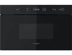 Micro-ondes encastrable, noir, solo, 22 L, plateau 25 cm - plats jusqu''a 28 cm, emission d''ondes 3D, Jet Start, Jet Defrost, MO : 750 W, ouverture laterale, niche 38 cm, prise Schuko