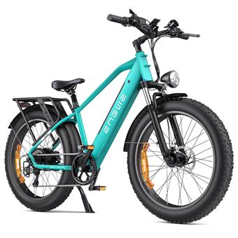 velo electrique ENGWE E26 26 pouces Autonomie 140km Moteur 250W 32km/h Amortisseur avant fat bike de ville Batterie 48V16Ah bleu - 1