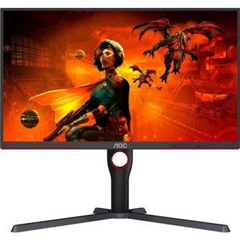 AOC Gaming U27G3X - Écran LED - jeux - 27" - 3840 x 2160 4K @ 160 Hz - Fast IPS - 1000:1 - DisplayHDR 400 - 1 ms - 2xHDMI, 2xDisplayPort - noir, rouge