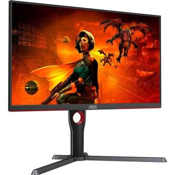AOC Gaming U27G3X - Écran LED - jeux - 27" - 3840 x 2160 4K @ 160 Hz - Fast IPS - 1000:1 - DisplayHDR 400 - 1 ms - 2xHDMI, 2xDisplayPort - noir, rouge