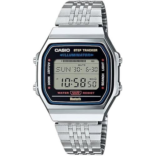 Non Communiqué Gris Montre - Casio - Abl-100We-1Aef - Acier Inoxydable - Digital - Rectangulaire