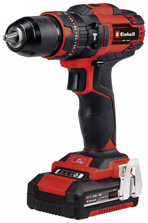 Einhell - TE-CD 18/40 Li-i - Perceuse-visseuse à percussion - 18V - 40Nm - Kit 64 accessoires - Image 3