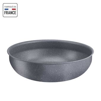Tefal Ingenio Natural On Pan 28 cm steelpan 20 cm wok 26 cm afneembare handgreep, geschikt voor inductie, antiaanbaklaag, PFOA-vrij, vaatwasmachinebestendig en ovenvast