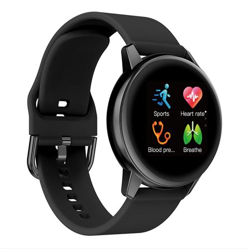 Montre Connect&eacute;e Chronus R3L RedMi Lite IP68 &Eacute;tanche Fitness Tracker-Noir-Chronus 