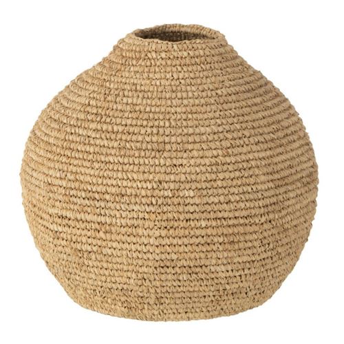 Paris Prix Beige Vase Déco Rond Métal - Image 2