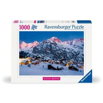 Ravensburger-Puzzle 1000P-L‘Oberland Bernois, Mürren (Highlights)-Adultes & Enfants-Des 14 Ans-Puzzle De Qualité Supérieure-12000254 - 1