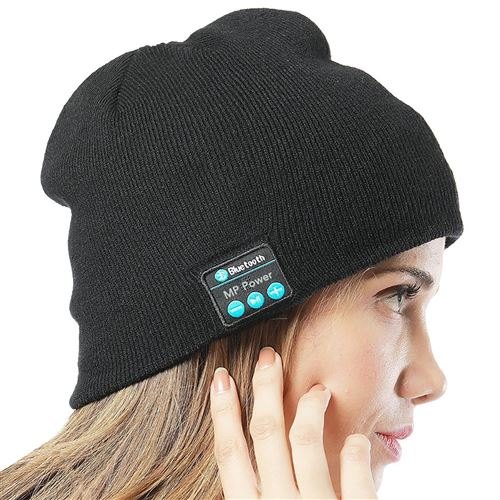 Chapeau Musique Bonnet Cap avec Bluetooth Écouteur