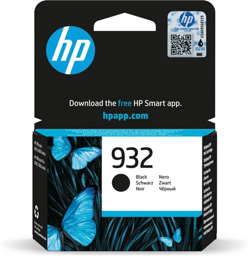 Hewlett-Packard 1X Noir Cartouche D'encre Hp 932 Noir
