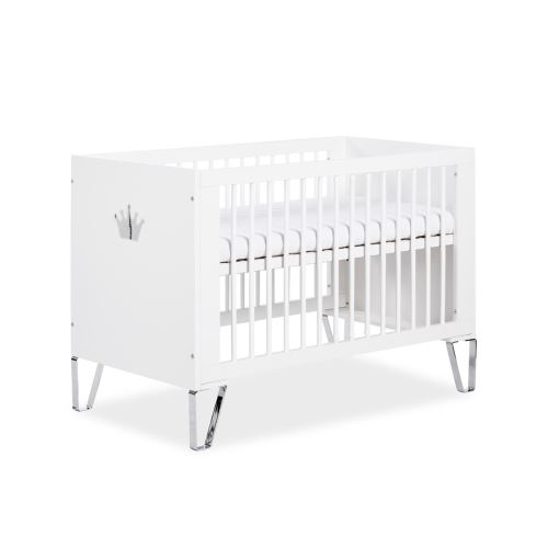 Lit bébé 60x120 LittleSky by Klups Blanka - Blanc