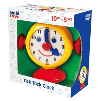 Jeu d'éveil Ambi Toys Tick Tock Clock