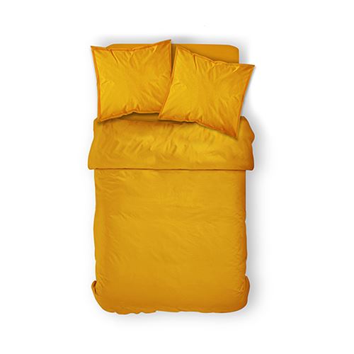 TODAY housse de couette 100% coton - 240x260 cm - Jaune safran
