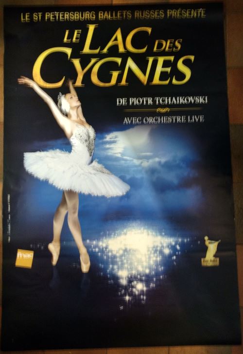 Le Lac Des Cygnes - St Peterbug Ballets - AFFICHE