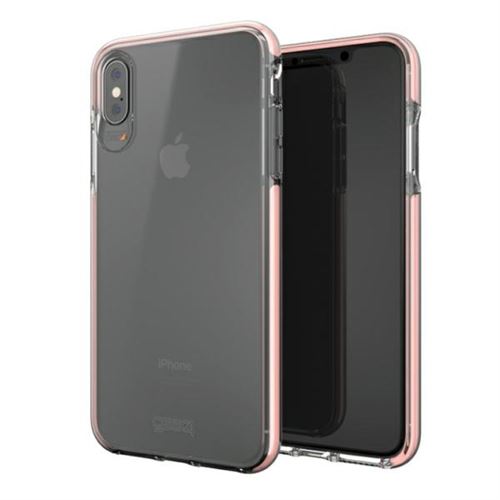 Gear4 Piccadilly - Coque de protection pour téléphone portable - polycarbonate, D3O, polyuréthanne thermoplastique (TPU) - rose gold - pour Apple iPhone XS Max