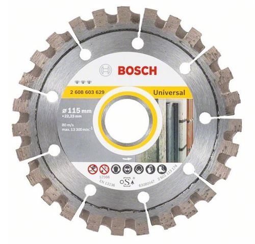 Disque à Tronçonner Diamanté Best For Universal D. 115 X 22,23 Mm Bosch