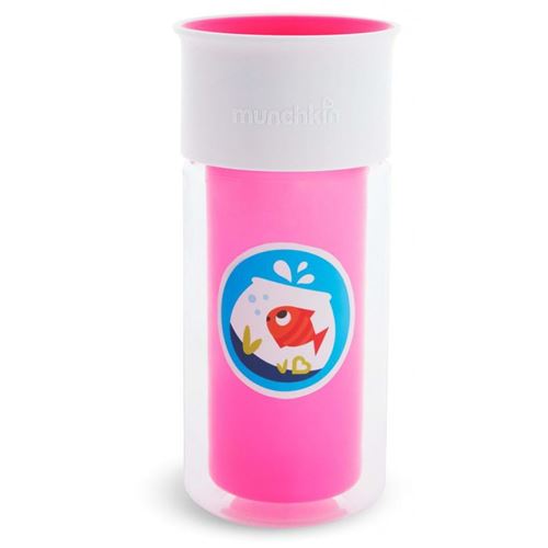 Munchkin Gobelet isotherme personnalisé Miracle 360° Rose