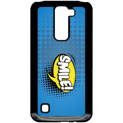Coque Lg K7 Modele X220 Smile Fond Bleu