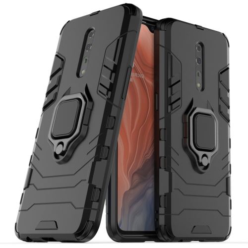 Coque en TPU garde cool avec béquille noir pour votre Oppo Reno Z