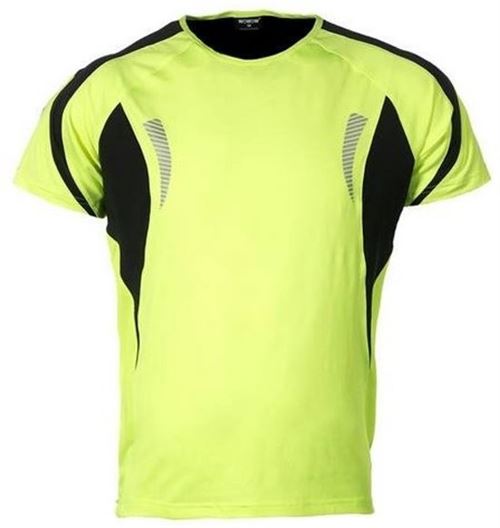 Wowow Shirt foncé 1.0 FEMMES FLUOR JAUNE TAILLE RÉFLÉCHISSANT XS