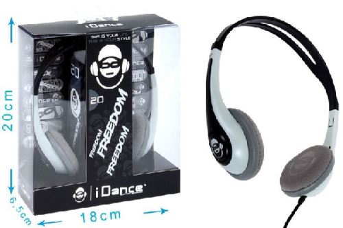 I-casque avec micro freedom gris-noir