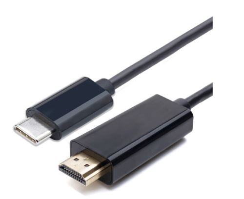 Equip Câble USB de type C Connecteur – > prise HDMI 4 K 1.8 m Noir