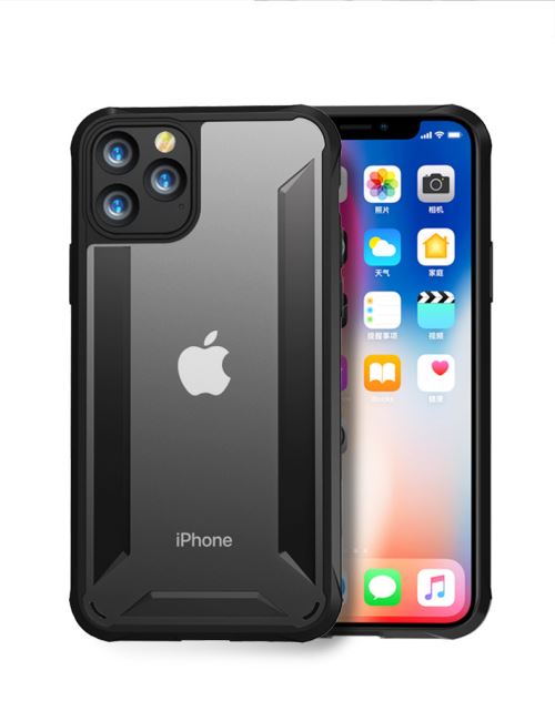 Coque en TPE antichoc pour Apple iPhone 11 Pro Max 6.5 - Noir