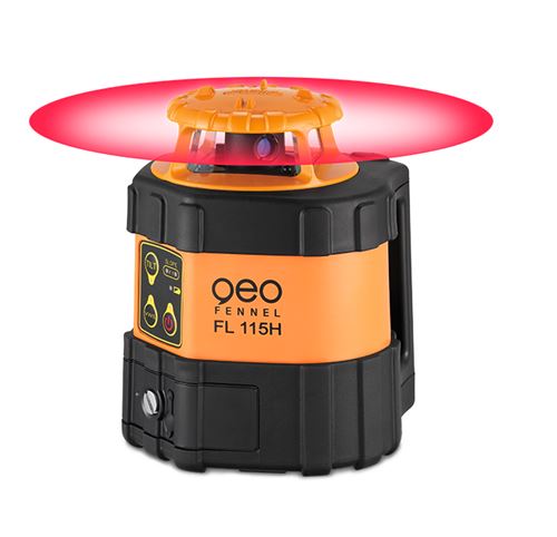 Laser rotatif GEO FENNEL FL 115 - Avec pince FR45 et télécommande - 211000